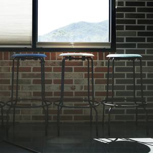 ZAB-325 패브릭방석 철재 빠의자