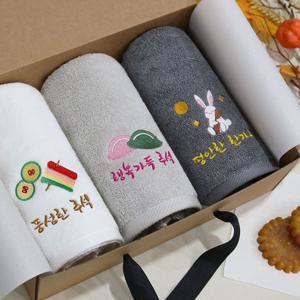 송월 추석 한가위 앤티크 150g 3매 선물세트 (크라프트박스)