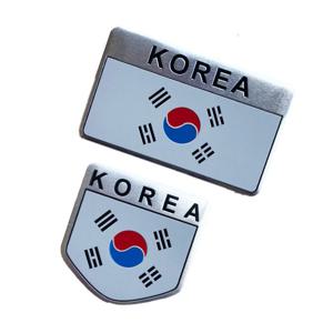 KOREA 감성 태극기 메탈 차량 데코 스티커 DD-13261