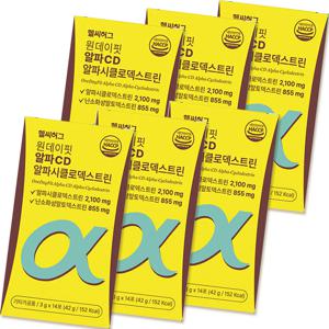 원데이핏 알파 CD 알파시클로덱스트린 14포 6팩