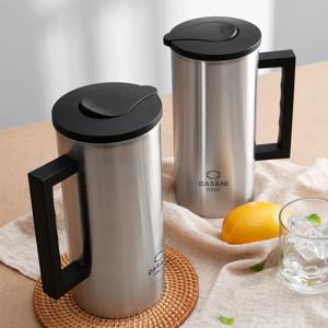 1+1 세척하기 편한 위생 스텐 물병 1.6L