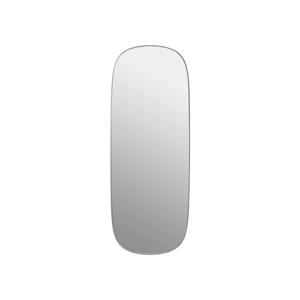 프레임미러L FRAMED MIRROR L GREY/CLEAR