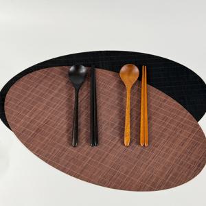 옻칠 나무 수저세트 아카시아 우드 숟가락 젓가락 (2color)