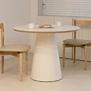 데이데이 세라믹 원형 테이블 / 원뿔다리 (스틸도장) 980size