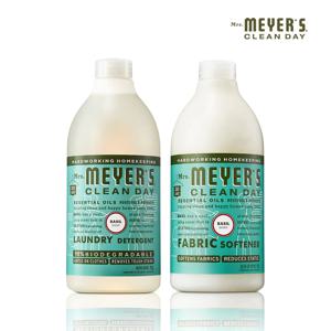 미세스마이어스 세탁세제 1L + 섬유유연제 1L 바질향