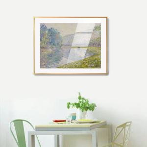 62끌로드 모네의 제우포스의 기차 /캔버스천메탈프레임액자 아크릴메탈액자 매트메탈액자