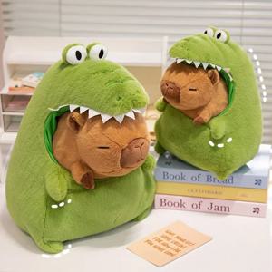 악어 카피바라 쿠션 반려 안고자는 귀여운 대형 인테리어 인형쿠션 (2sizes)