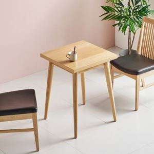 견고한 목재 정사각 카페 휴식공간 테이블 700(2색)