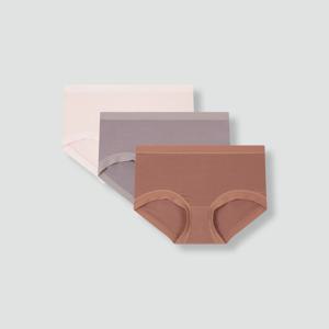 여 모달 저자극 힙허거 팬티 3P (3 colors)
