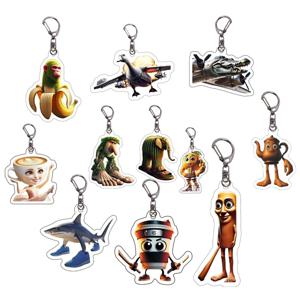 이탈리안 브레인롯 밈 피규어 아크릴 키링 11종 세트