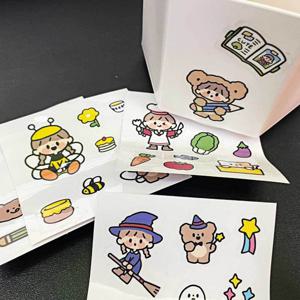 대용량 회전 연필꽂이 펜트레이 6구 색연필꽂이