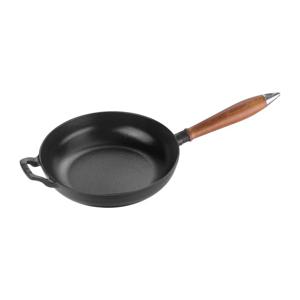 [해외] 빈티지 우드 프라이팬 24 cm Black