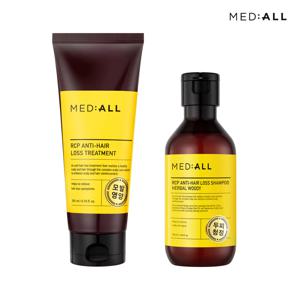 두피 청정 단백질 모발 손상 케어 트리트먼트 200ml+샴푸 100ml 우디허발향