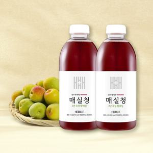 헤밀레 김소형 2년숙성 무농약 황매실 사용 매실청 900ml 2병