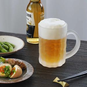 [해외] 도요사사키 아와다치 불투명 거품 맥주잔 손잡이 머그잔 425ml