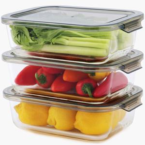 파쿠젠 이지캡 내열유리 반찬통 세트 3P 1100ml