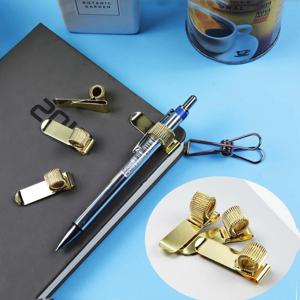 꽂이 노트 펜 보관 꼽는방식 금색1P 다이어리 책