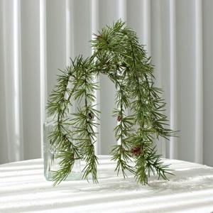 소나무 솔방울 솔잎 넝쿨 벽장식 조화