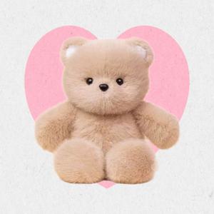 안고자는 베이지 곰돌이 봉제 애착 인형 쿠션 바디필로우 방석 애착 생일 쿠션 베게 테디베어