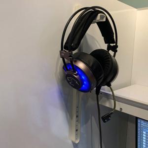 PC방 헤드셋걸이 헤드폰 헤드셋 정리 거치대 5개 한세트 피씨방