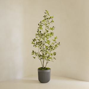 리얼퀄리티 핸드메이드 무늬벤자민 조화화분세트 3sizes