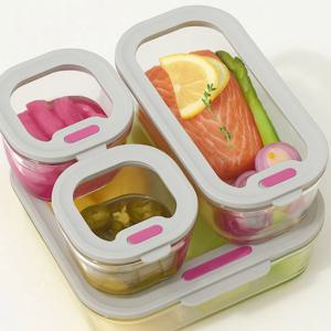 감성 내열유리 냉동밥보관용기 밥용기 오븐 전자렌지용기 냉장고 반찬통 240ml