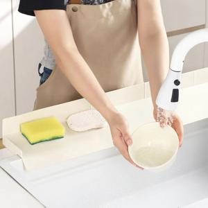 실리콘 싱크대 물막이 60cm 가림막 물튐 물튀김 방지 설거지 가리개 씽크대