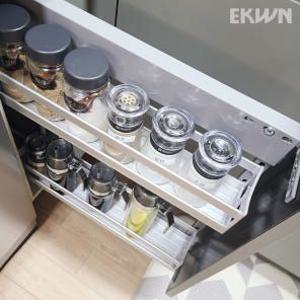 에쿤 루미 양념망장 인출망장 하부장정리 싱크대양념망 150