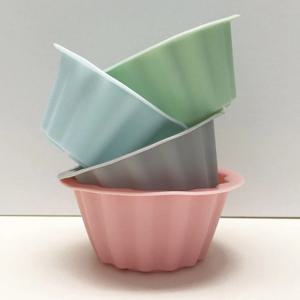 파스텔 실리콘 머핀컵 4P 국산 머핀틀 제빵틀