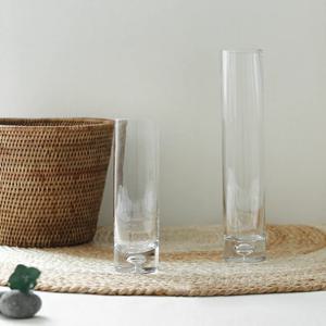 물방울 원통 유리화병_2sizes