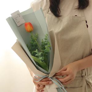 망고튤립 한송이꽃다발 3color