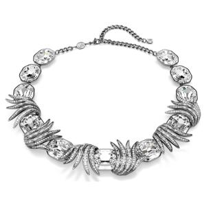 The Vienna Collection 네크리스, 깃털, 화이트, 루테늄 플래팅