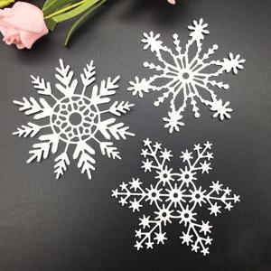 TEMU 3개 세트 큰 눈송이 세트 금속 다이 컷팅 다이 스크랩북 엠보싱 다이 종이 카드 만들기 스크랩북 DIY 카드 포토 앨범 공예 장식