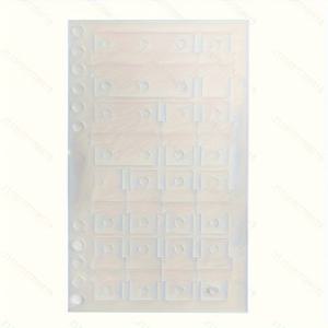 TEMU 2개 TPU 루스리프 바인더 클립 - 문서 정리용 내구성 있는 사무용품, 보관 버클, 스티커