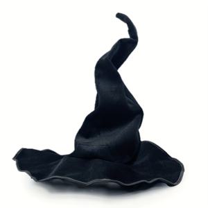 TEMU 1개 악마의 마녀 모자 - 블랙 할로윈 파티용 - 가면무도회, 코스프레, 휴일 파티 및 야외 활동에 적합한 할로윈, 크리스마스 이벤트 및 파티 용품