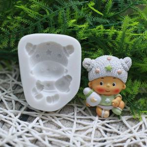 TEMU 1개 3D 청소년 모자 실리콘 몰드 DIY 케이크 장식용 - 퐁당, 초콜릿, 레진 & 점토 공예 도구, 세례식, 뜨개질, 베이킹