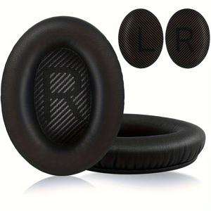 TEMU Bose QuietComfort 35 (QC35) 및 Quiet Comfort 35 II (QC35 ii) 헤드폰용 교체 이어패드 쿠션, 메모리 폼, 추가 두께