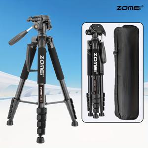 TEMU ZOMEI 74인치 헤비 듀티 알루미늄 삼각대, 휴대용, 다기능 스탠드 - DSLR, SLR 카메라, 프로젝터, 웹캠, 스팟팅 스코프용, 퀵 릴리스 플레이트 포함, 휴대폰용 삼각대, 크리스마스 선물, 휴일 사무실, 침실, 호텔, 파티, 레스토랑 장식에 완벽