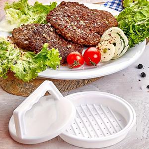 TEMU 1pc 비착착 플라스틱 버거 프레스 패티 메이커 몰드 - 야외 피크닉 바베큐 그릴 주방 도구 액세서리용 수동 햄버거 고기 치즈 채소 프레스
