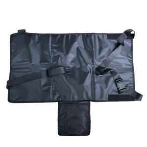 TEMU 비행기 침대, 휴대용 여행 발/다리 받침대, 비행기 좌석 확장기와 수납 포켓, 비행기/고속철도 좌석, 자동차/좌석/열차에 적합(검정색)
