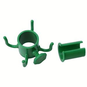 TEMU 4-Prong 조절 가능한 플라스틱 비치 우산 후크 - 내구성 있는 PVC 소재, 수건, 카메라, 옷, 모자, 가방을 걸 수 있는 이상적인 제품, 비치, 캠핑, 여행 필수품, 캠핑 장비 | 조절 가능한 우산 홀더 | 내구성 있는 플라스틱 후크, 비치 액세서리