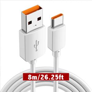 TEMU 1/2/3/5/6/8/10/12/14M 장치 USB Type C 케이블 삼성 S10 빠른 충전 USB-C Type-C 케이블 Huawei Xiaomi Mi 9 Oneplus 6t USBC 충전