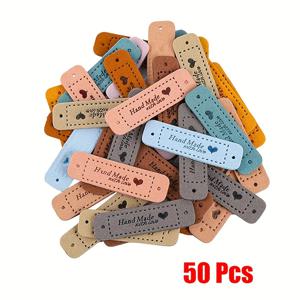 TEMU 50개 손수 만든 DIY 모자 및 가방 태그 - 