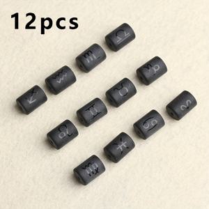 TEMU 12개 고품질 별자리 장식 비즈, 신비로운 천문학 통 비즈, DIY 보석, 팔찌, 커플 목걸이, 휴대폰 체인 및 독특한 천문학 보석 선물로 사용할 수 있습니다.
