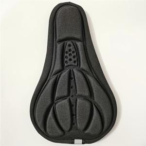 TEMU 1pc 편안한 자전거 쿠션 커버 - 충격 흡수 실리콘 산악 자전거 시트 커버, 통기성, 도로 및 산악 자전거 타기에 이상적, 향상된 편안함을 위한 3D 스폰지 쿠션 디자인, 산악 자전거 액세서리