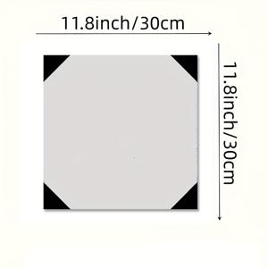 TEMU 11.8X11.8인치 심플 스타일 자체 접착 바닥 스티커, 탈부착 가능한 타일 데칼, 내구성 있는 방수 미끄럼방지 홈데코용 - 주방, 식당, 침실, 거실