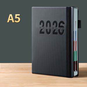 TEMU 2026 새로운 달력 로그: 자제력 체크인, 시간 관리, 일일 페이지, 365일 계획, 사무실, 400페이지, 일일 계획자| 시각적 조직| 쉽게 청소 가능한 종이|달력|달력|캘린더