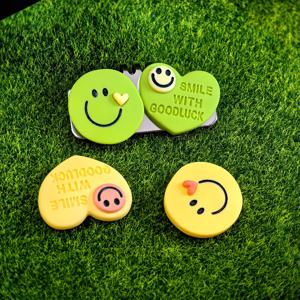 TEMU 4pcs 귀여운 자석 모자 클립 골프 공 마커 - 사용하기 쉽고 녹색 위치자 골프 액세서리, 골프 팬들을 위한 완벽한 선물