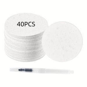 TEMU 10/40개 3D 스폰지 드로잉 보드 종이 - DIY 프로젝트 및 창의적인 디자인을 위한 텍스처화된 흰색 아트 캔버스 - 완벽한 선물 아이디어, 아트 용품 | 텍스처화된 종이 | 부드러운 마감