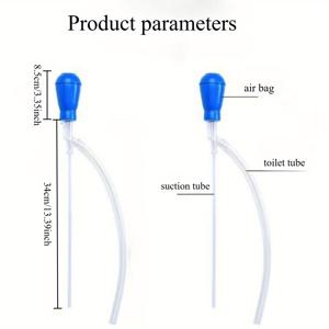TEMU 1pc 아쿠아리움 튜브, 수생 식물 용기, 화장실 플러저, 거북이 서식지 플러저, 물 변경 도구, 폐기물 제거 튜브, 액체 비료 분배기, 배터리 없음